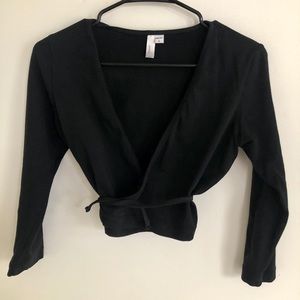 American Apparel Ballet Wrap Top